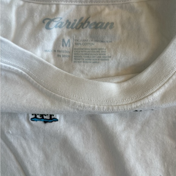 Caribbean White Short Sleeve Tee - Picture 3 of 5